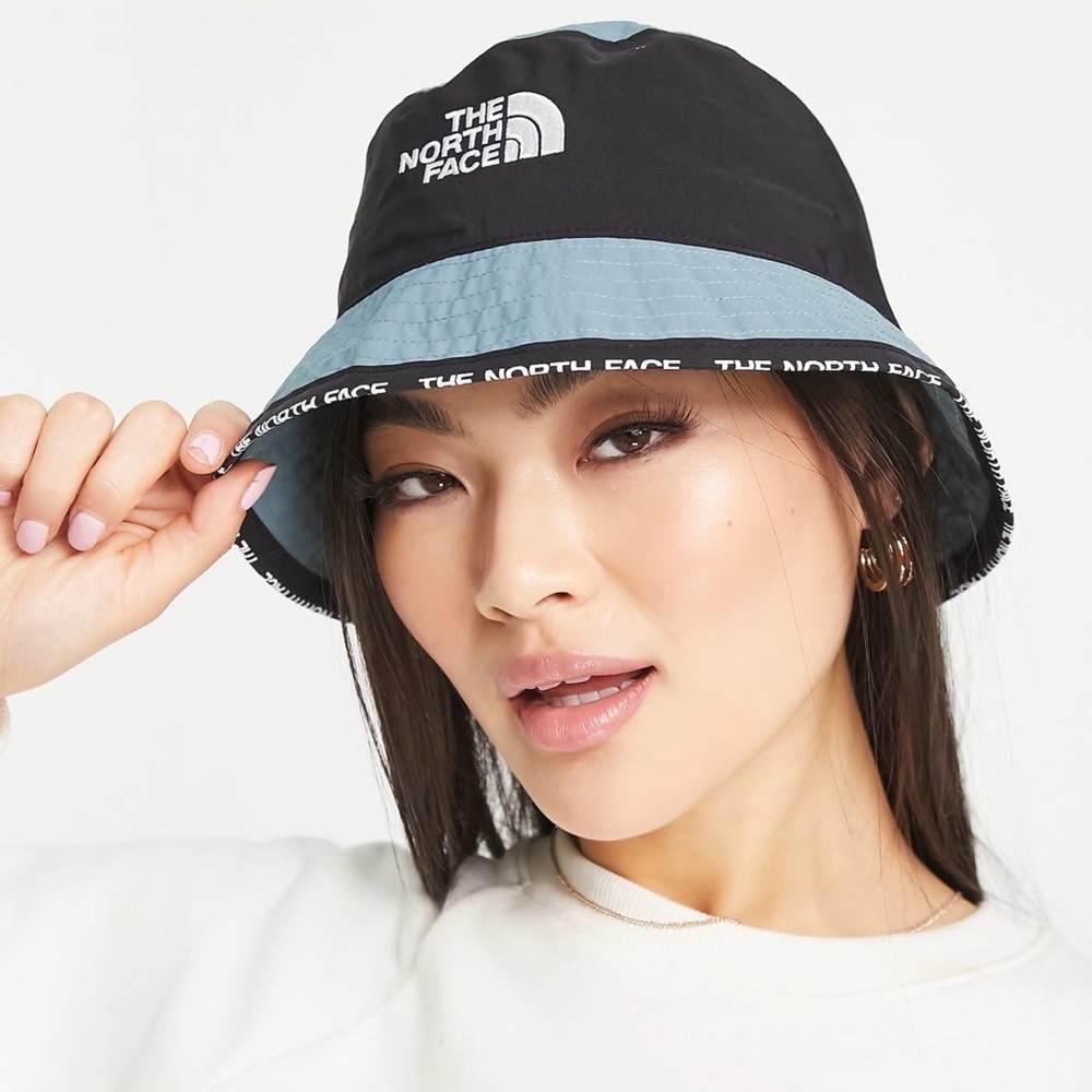 North Face Cypress Bucket Hat Blue Black Logo Unisex S/M Gorpcore Outdoor - Picture 10 of 10